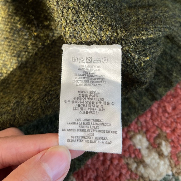 YMC green wool Jets sweater - Picture 5 of 7